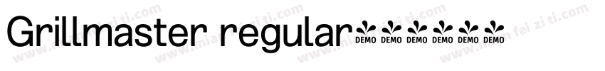 Grillmaster regular字体转换